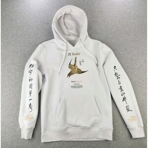 RARE Hokusai x Tsuki hoodie cuckoo Japanese artist Sweatshirt Jacket Size XSmall